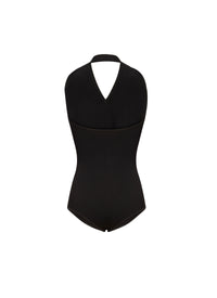 Halter bodysuit - Black intense