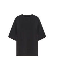 Pull oversize en maille - Noir