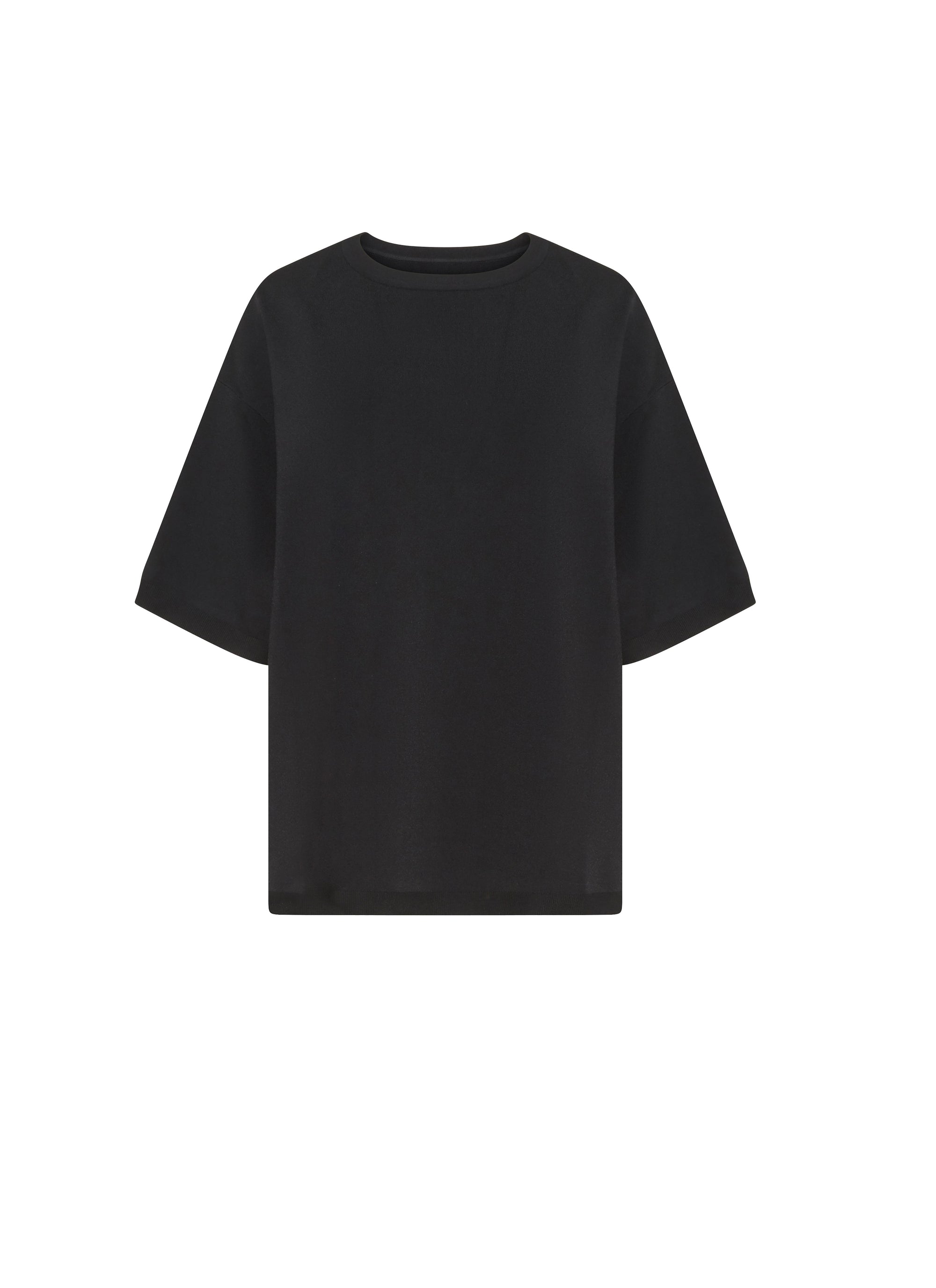 Pull oversize en maille - Noir