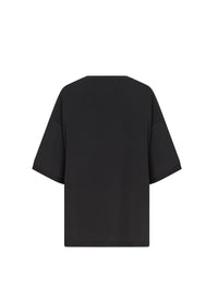 Pull oversize en maille - Noir
