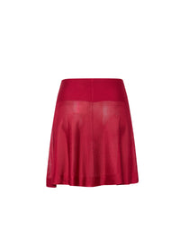 Flowing mini skirt - Magenta