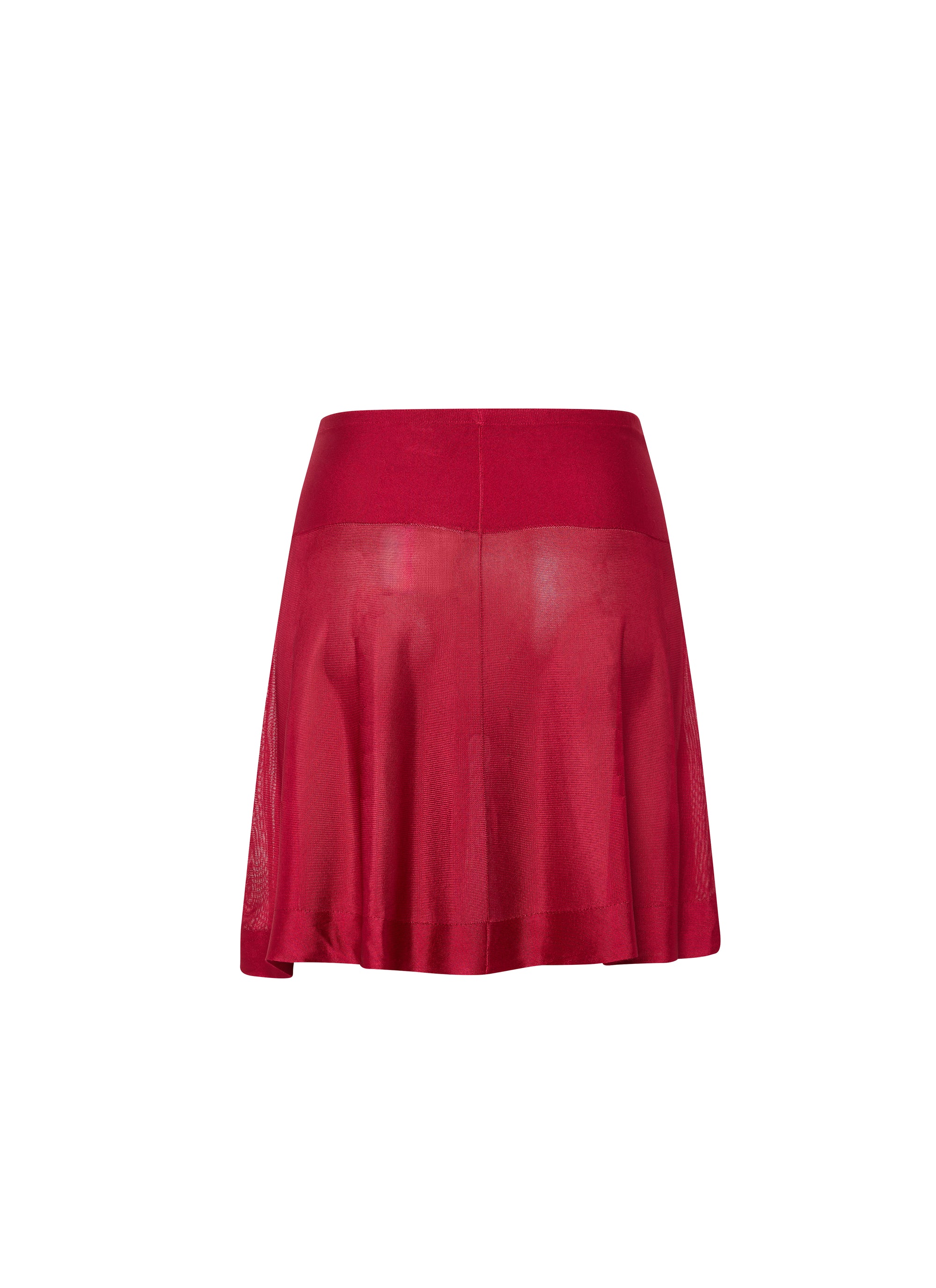 Flowing mini skirt - Magenta