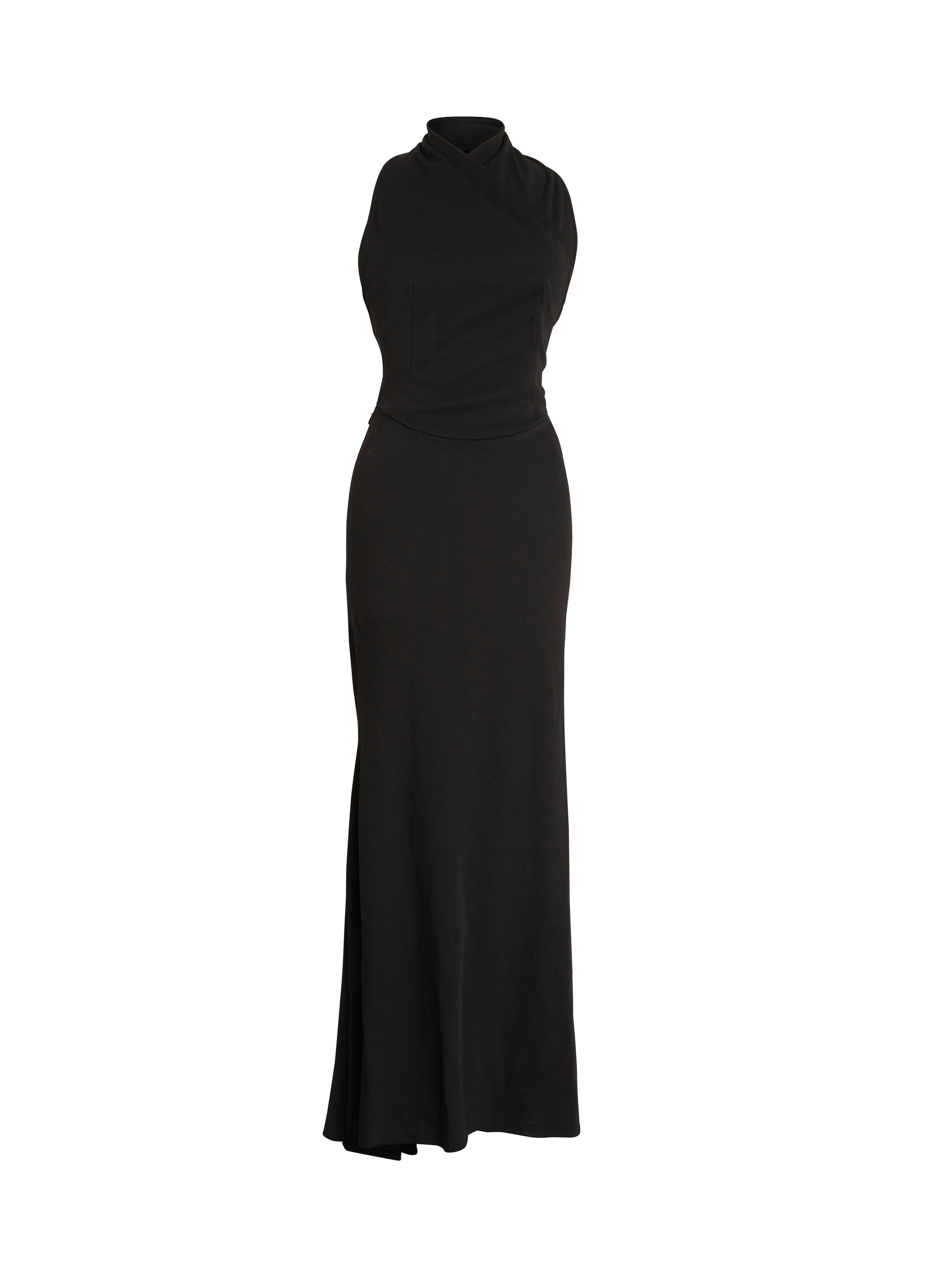 Robe sirène dos nu - Noir