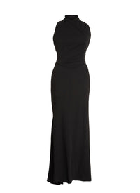Robe sirène dos nu - Noir