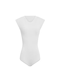 Short-sleeved bodysuit - White