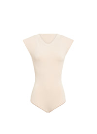 Short-sleeved bodysuit - Pebble