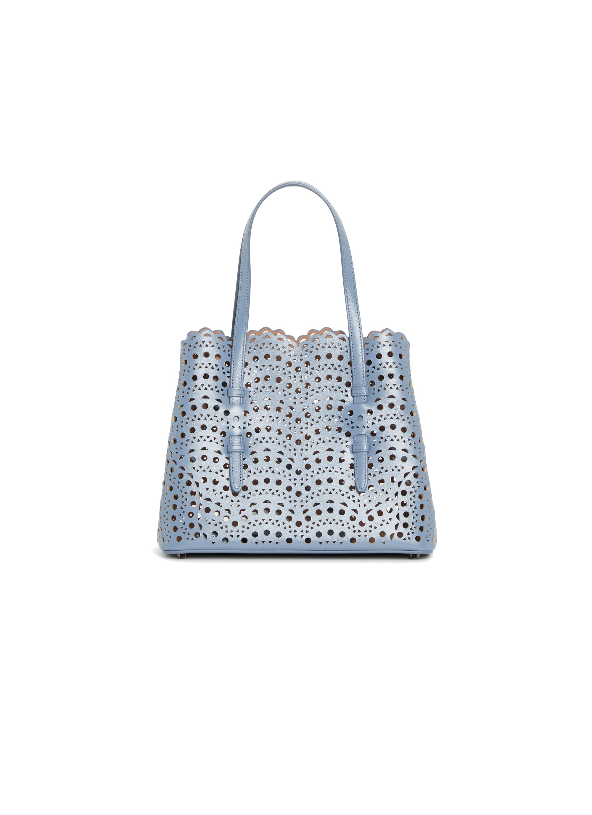 Mina leather tote bag - Embrun