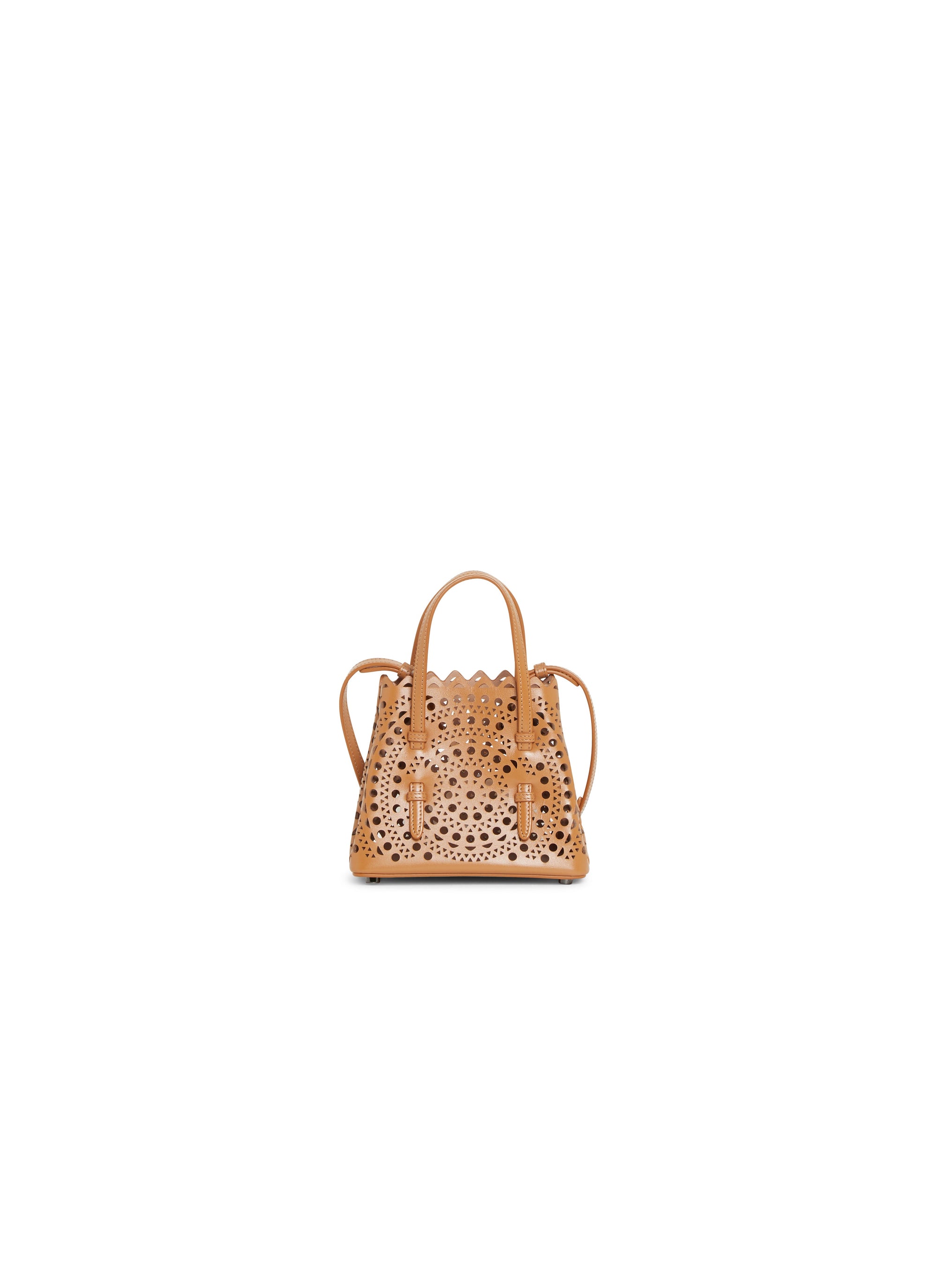 Nano sac Mina en cuir - Tan Clair