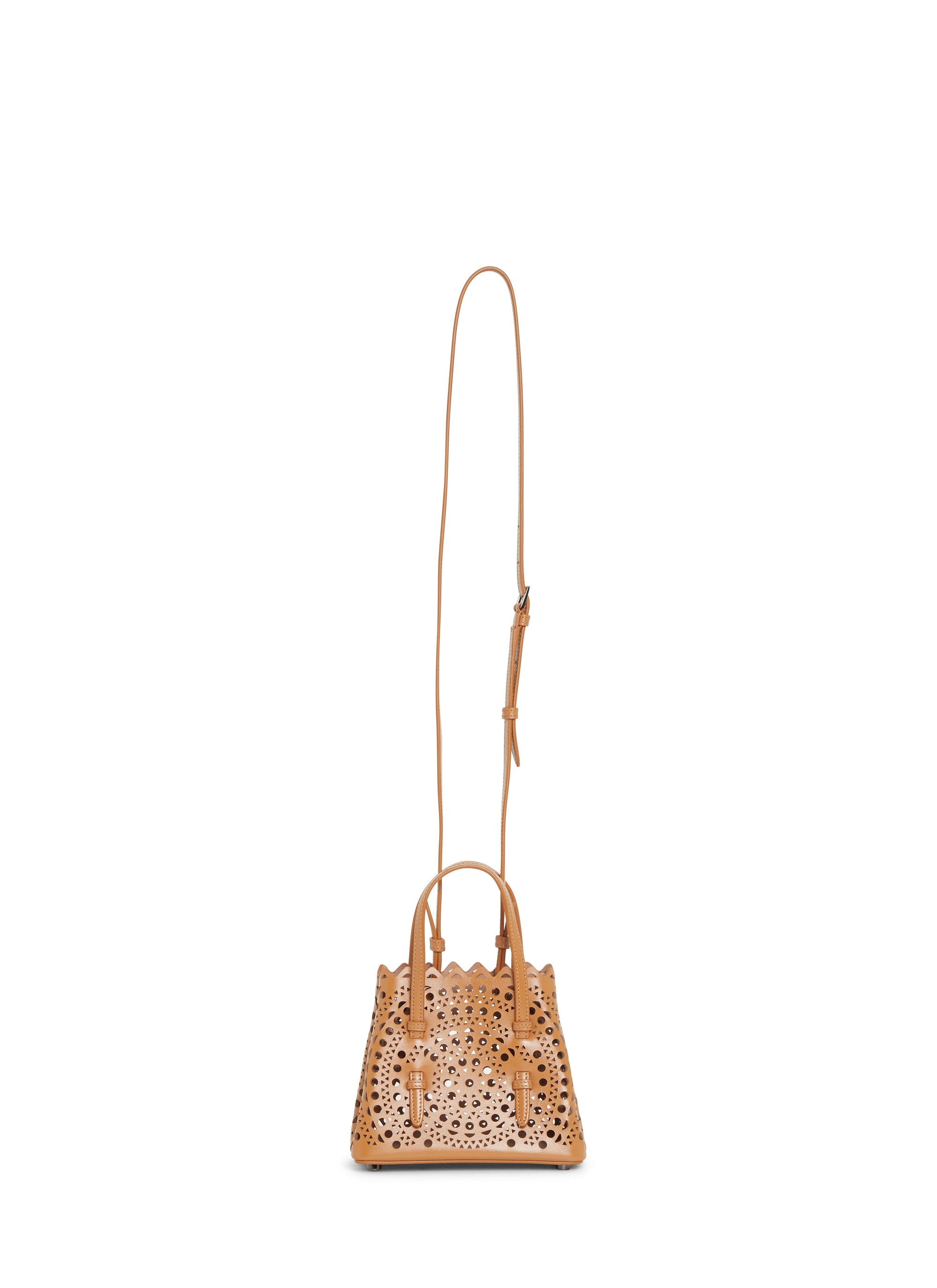 Nano sac Mina en cuir - Tan Clair
