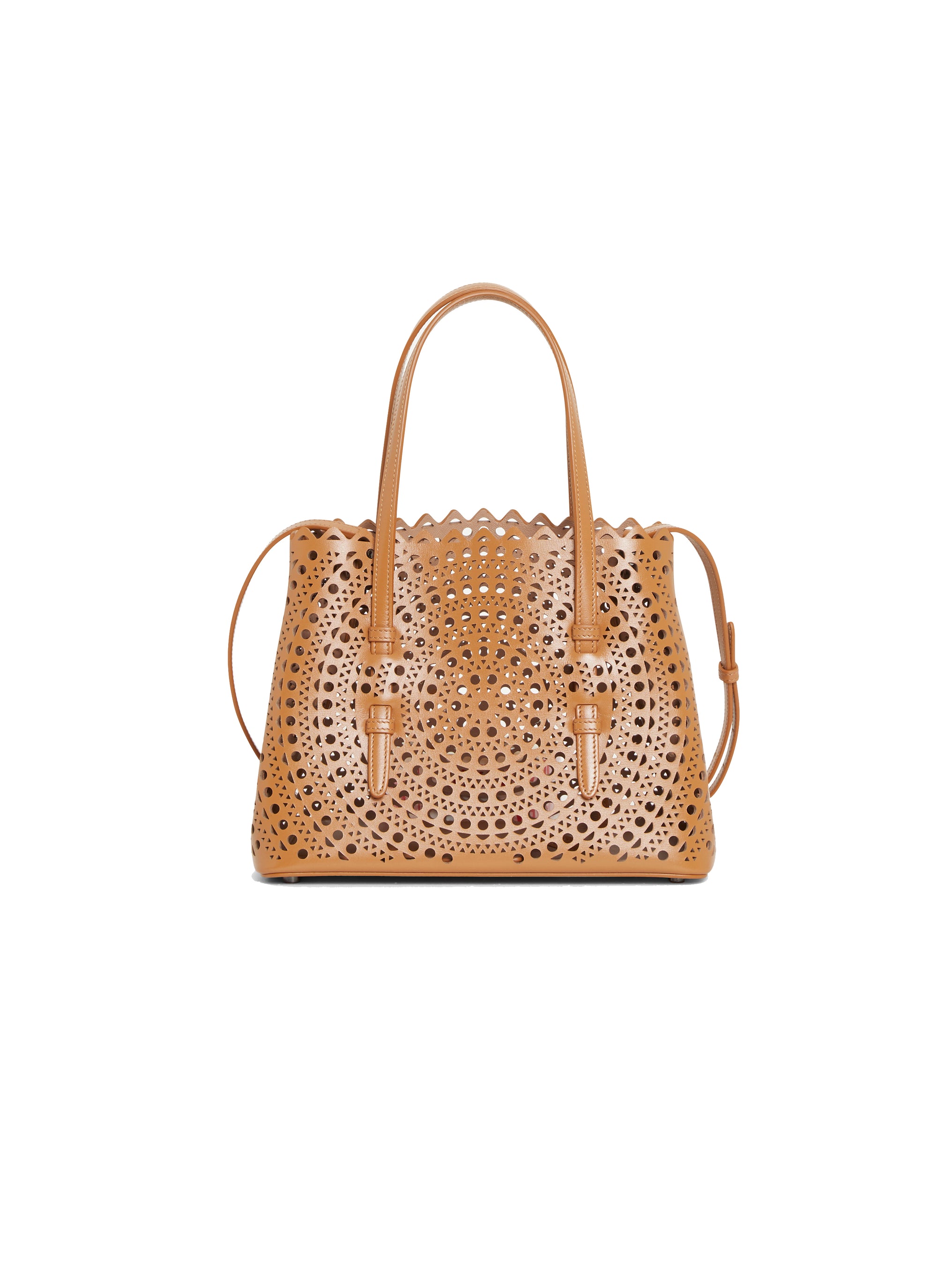 Sac cabas Mina en cuir - Tan Clair