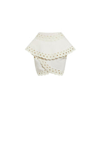 Short wool jacket - White
