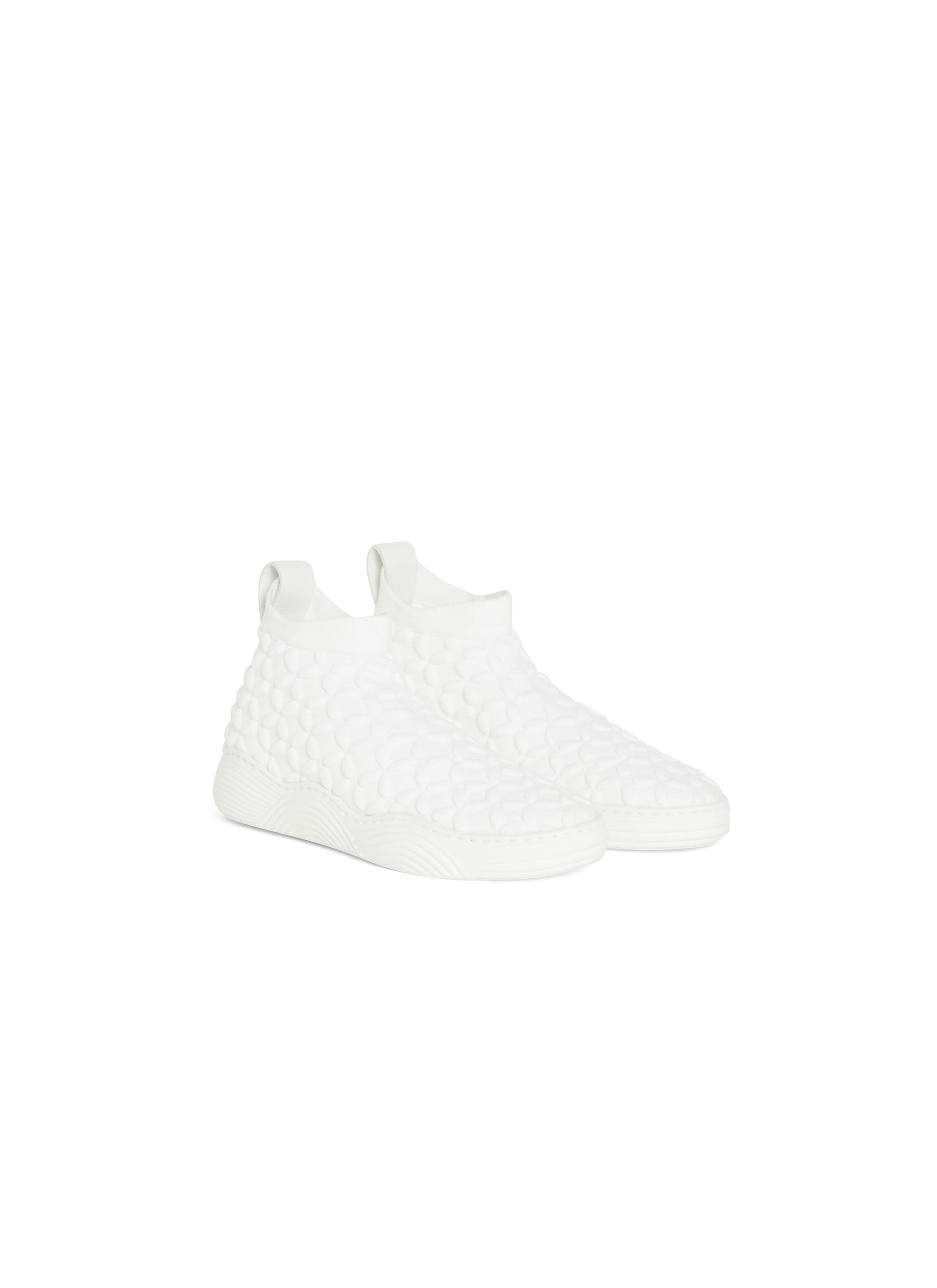 Baskets pétales en cuir - Blanc Cassé