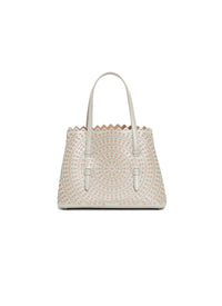Sac Mina ajouré en cuir - Perle & Sable