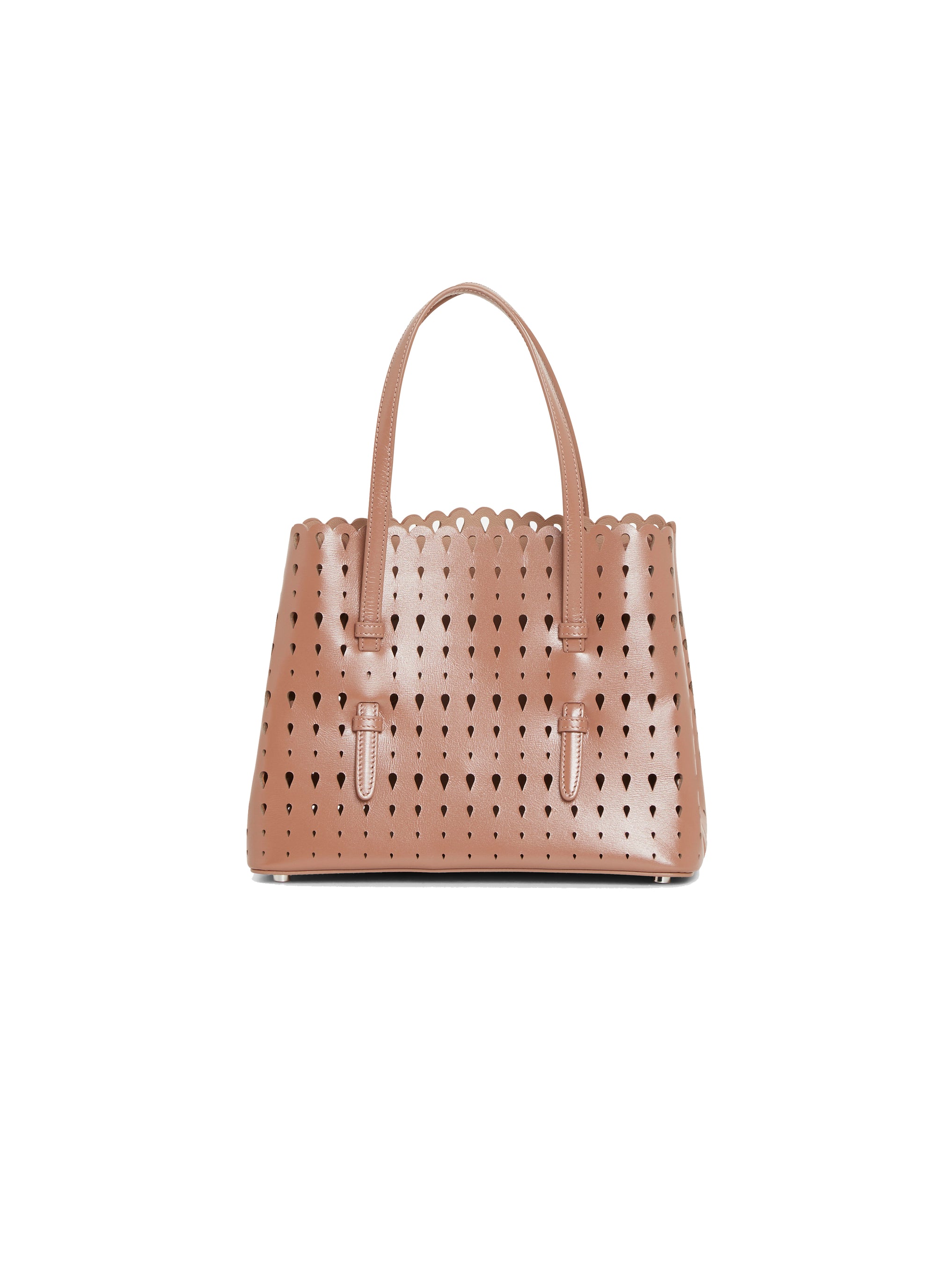 Sac Mina à motif goutte en cuir - Tabac