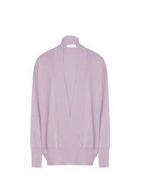 Wide neck cardigan - Lilac