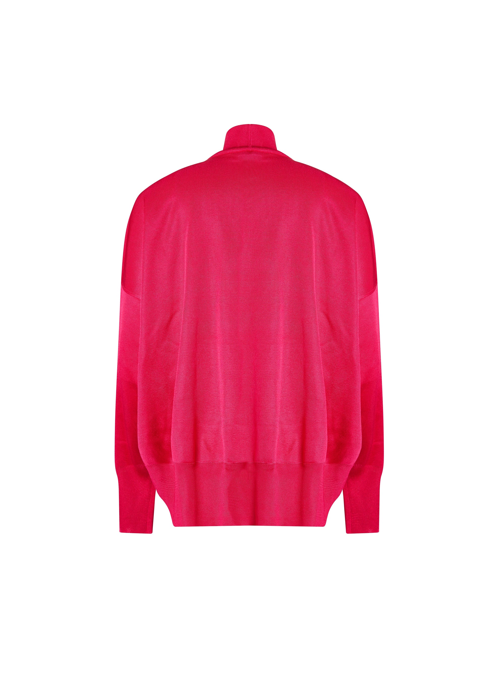 Wide neck cardigan - Fuschia