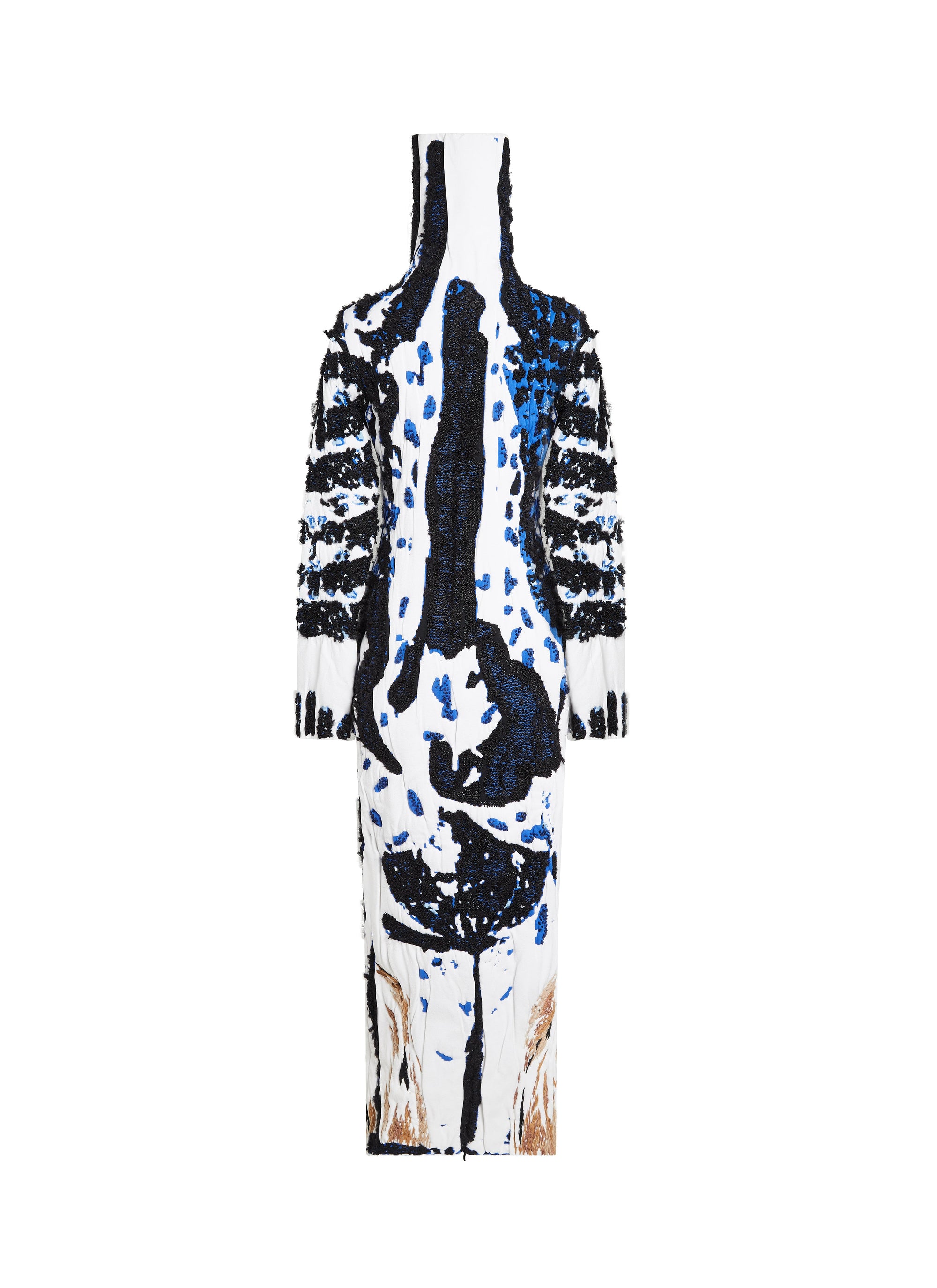 Robe Picasso à col haut - Multicolore