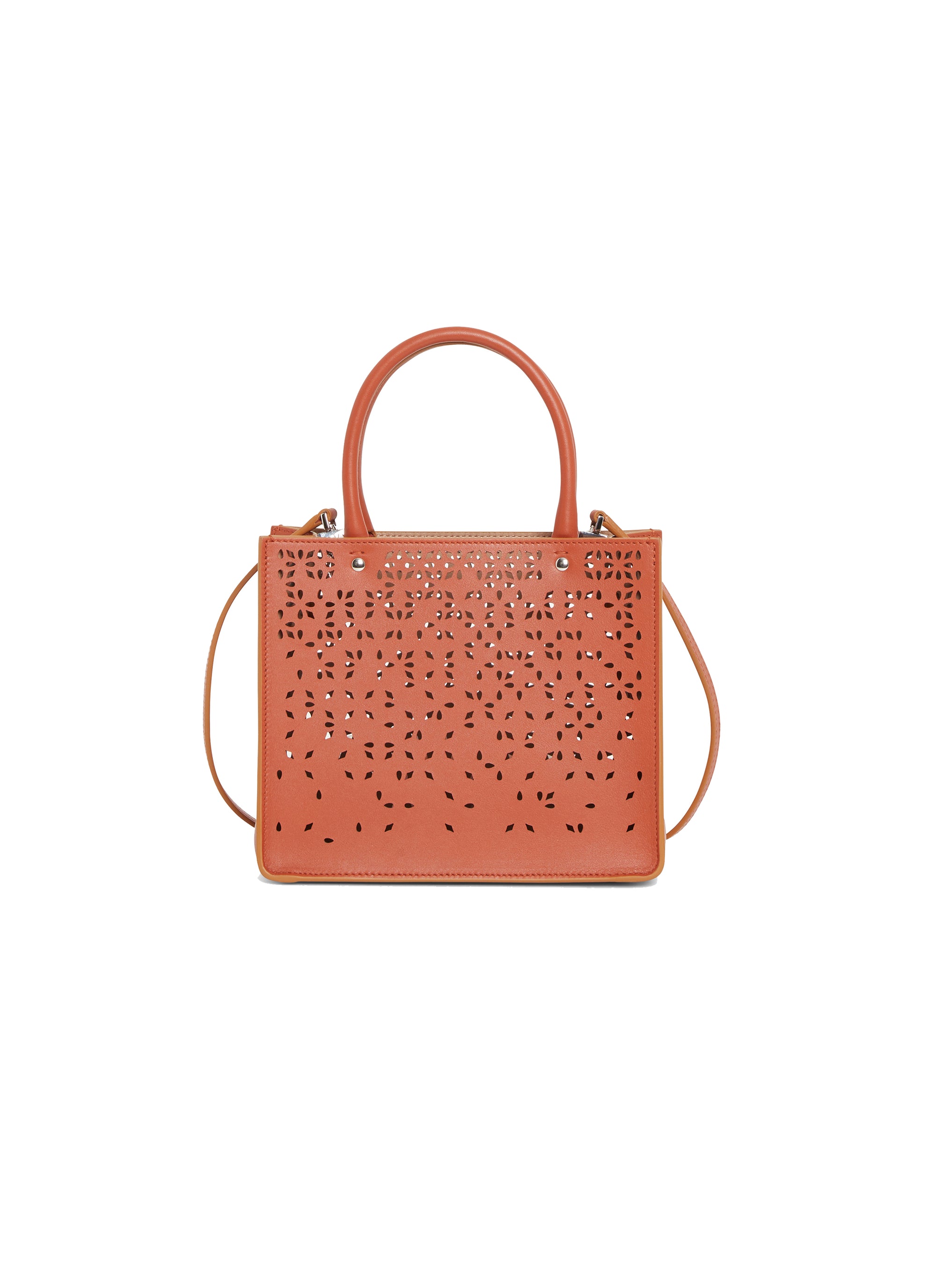 Sac Garance Fiori Gonna en cuir - Rouille
