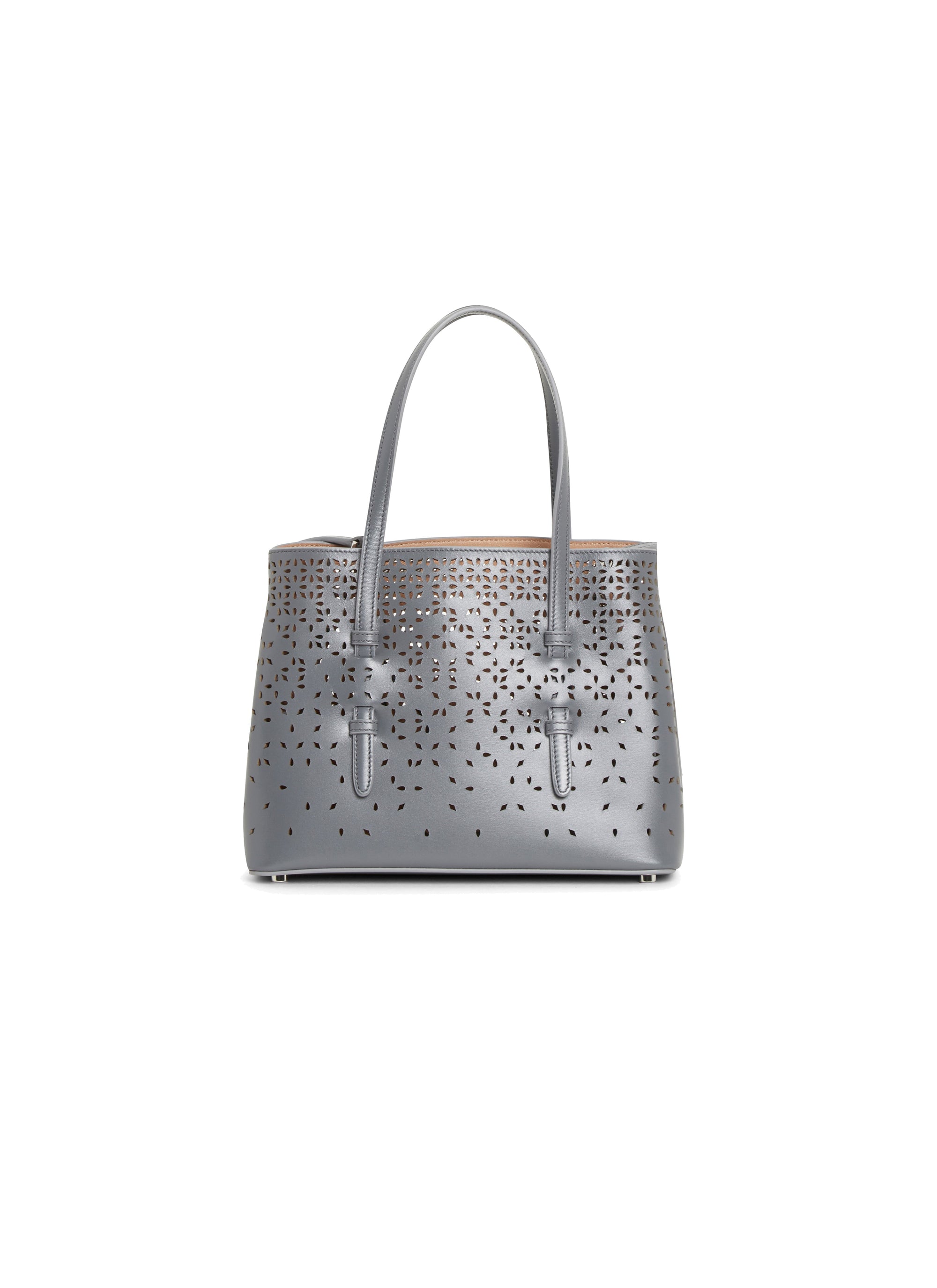 Sac Mina Bolivia Fiori en cuir - Cendre