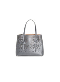 Sac Mina Bolivia Fiori en cuir - Cendre