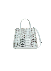 Mina 25 leather bag - Grey Green