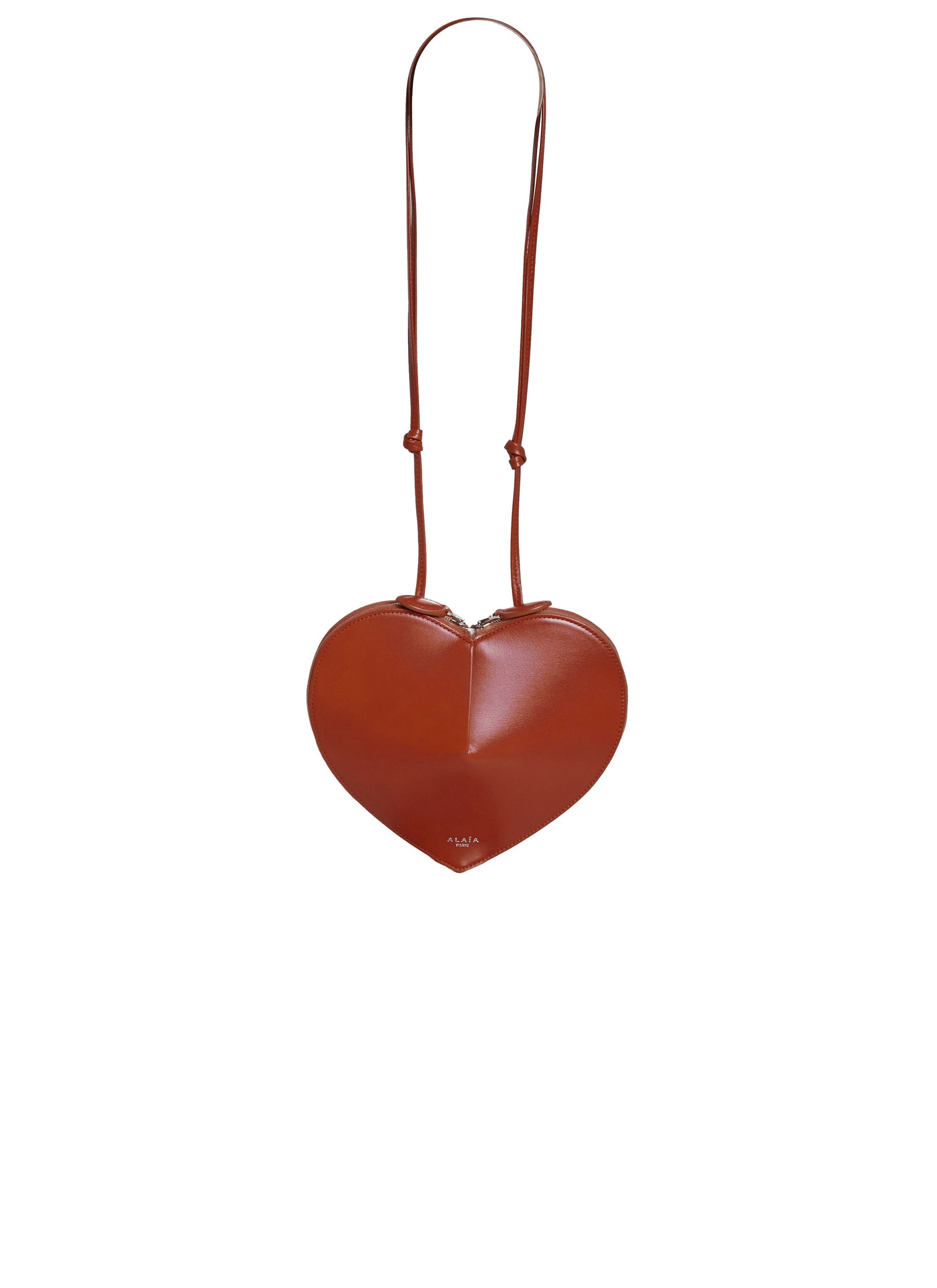 Le Coeur shoulder bag, leather - Cognac