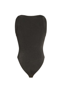 Body double face en laine - Noir Alaïa