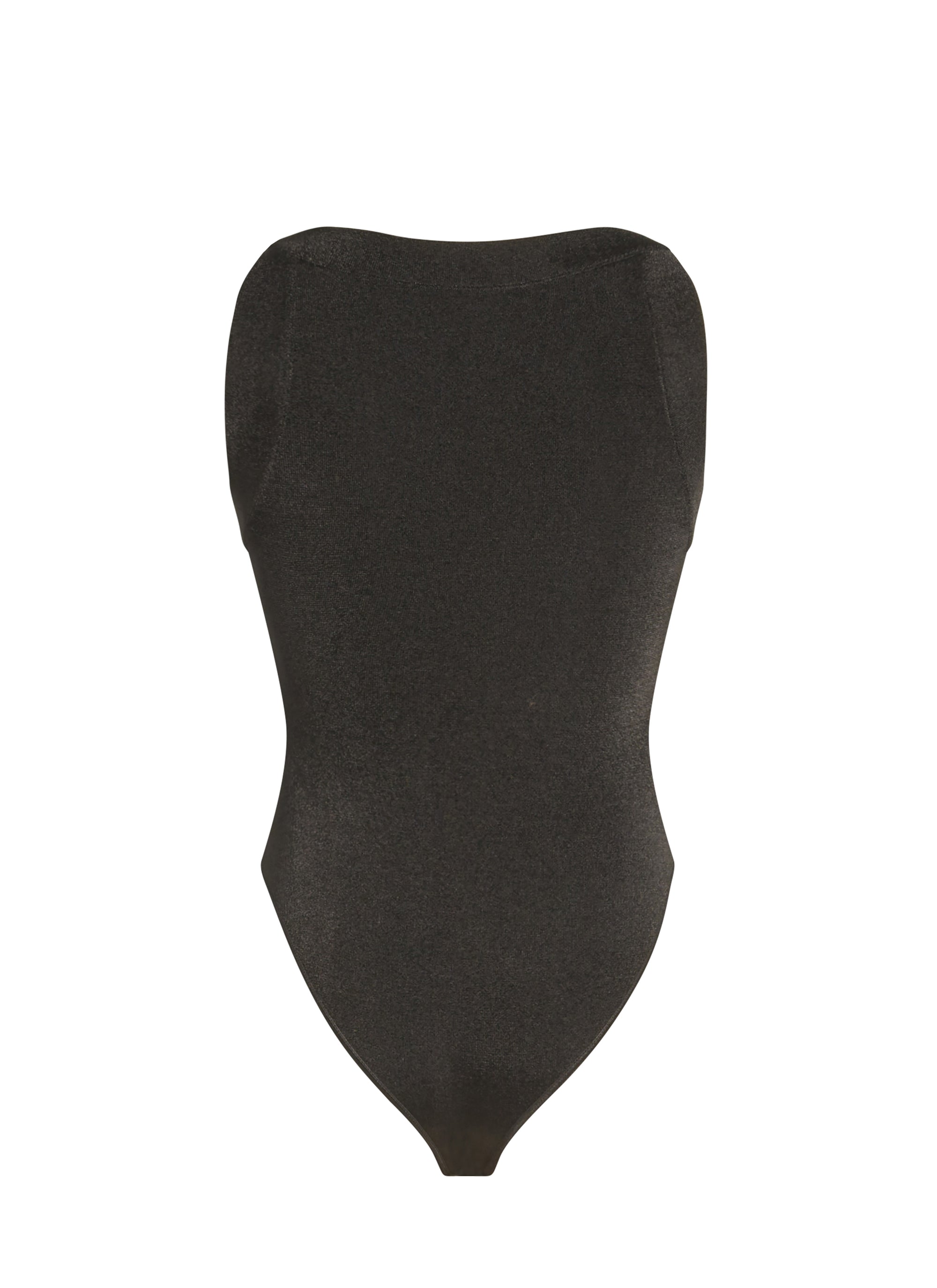 Body double face en laine - Noir Alaïa