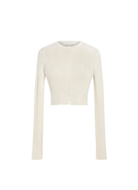 Pull doux en cachemire et soie - Sable