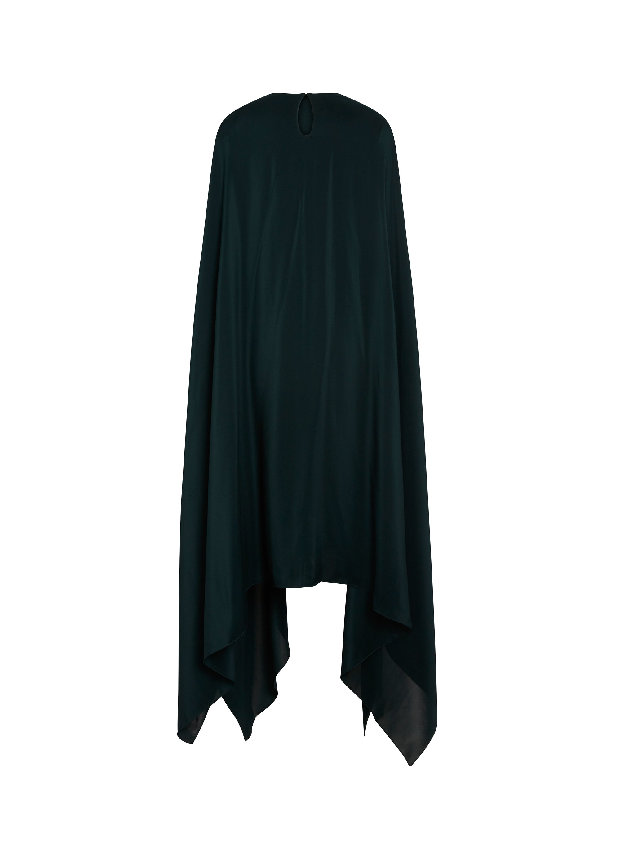 Silk kaftan dress - Dark green