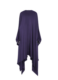 Silk kaftan dress - Ultraviolet
