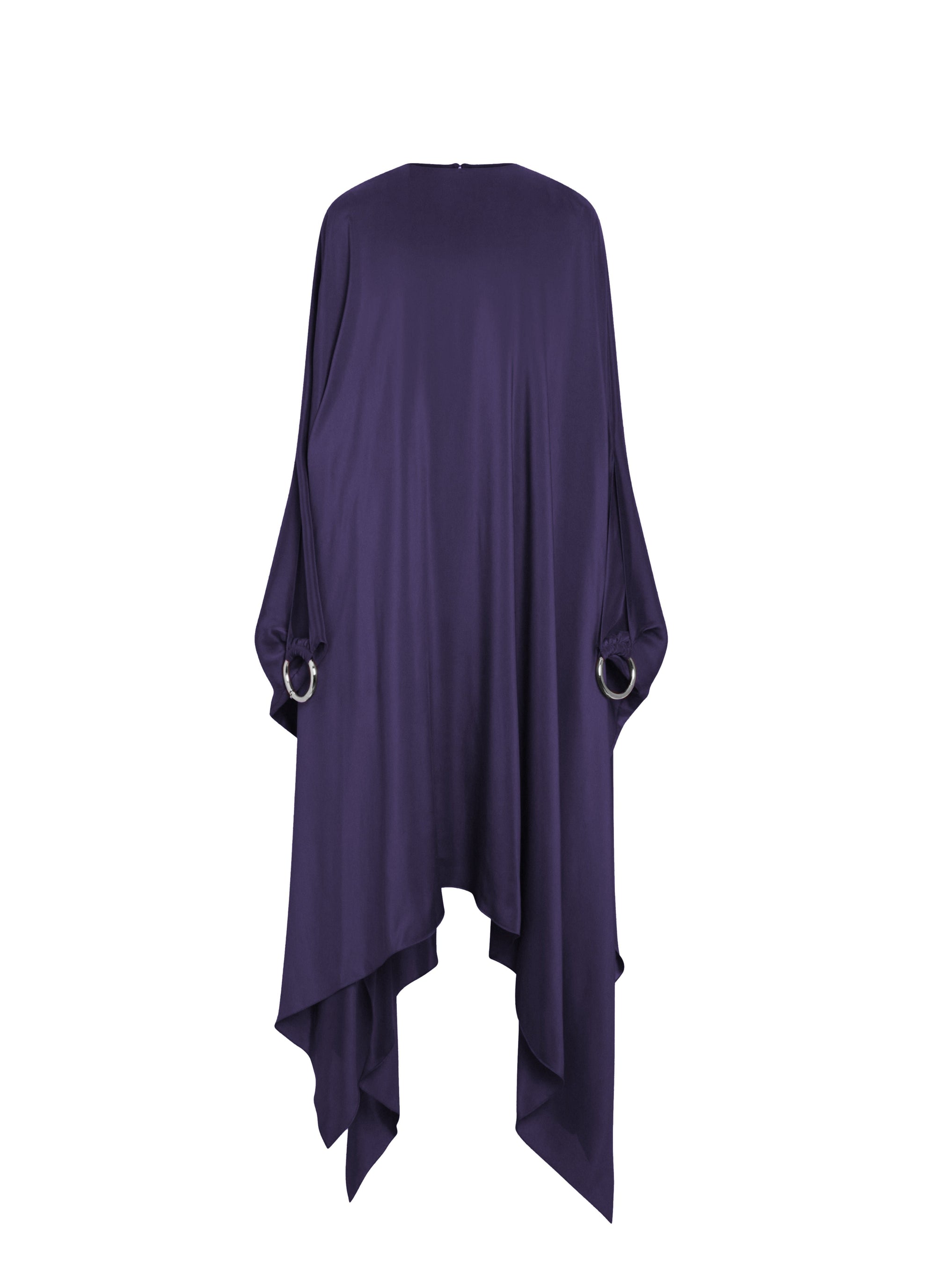 Silk kaftan dress - Ultraviolet