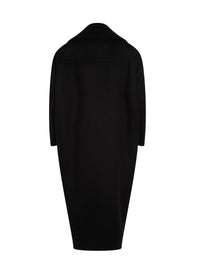 Long cashmere and wool coat - Black Alaïa