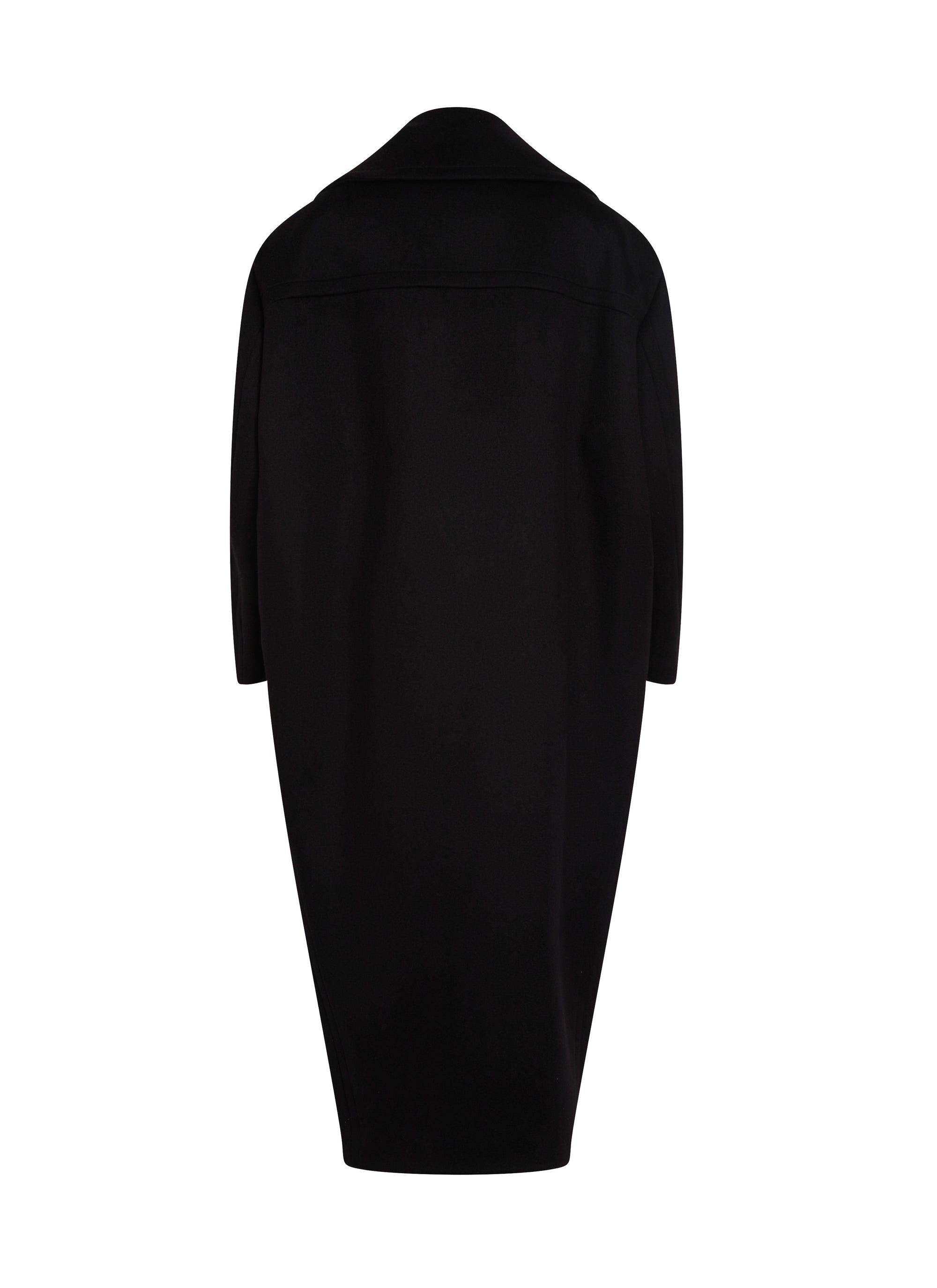 Long cashmere and wool coat - Black Alaïa