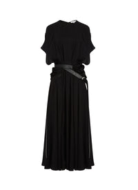 Robe patineuse fluide - Noir Alaïa