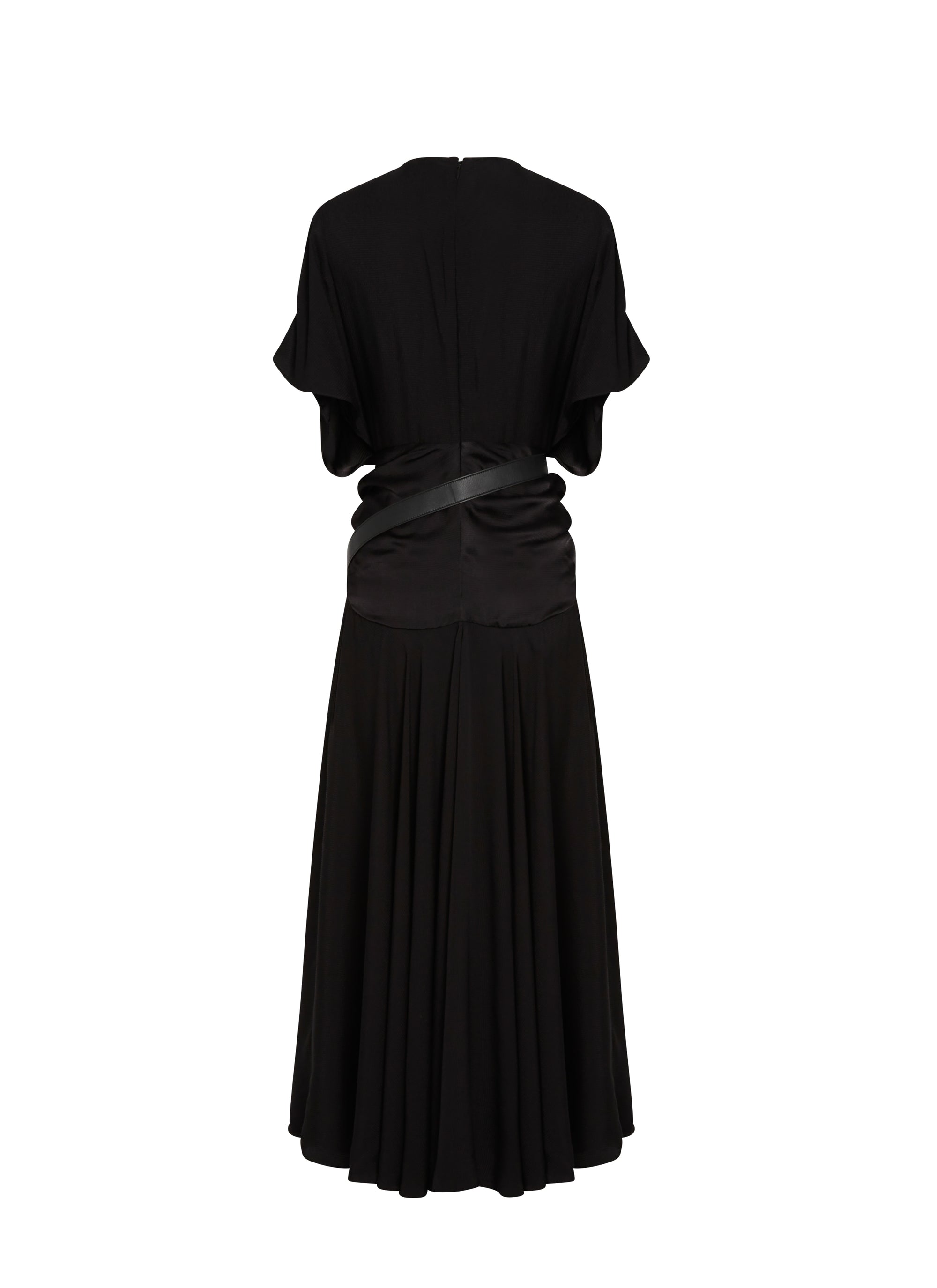 Robe patineuse fluide - Noir Alaïa
