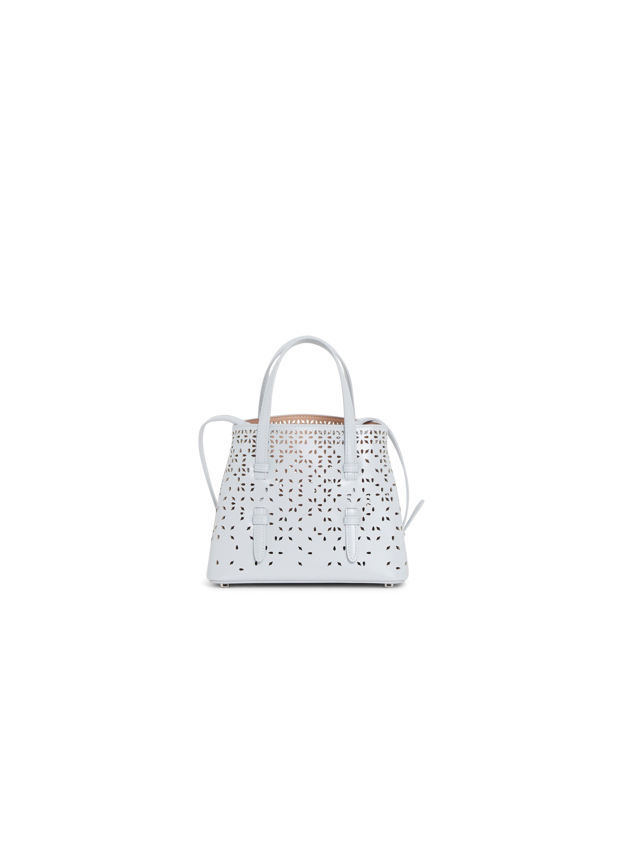 Sac mini Palm Fiori en cuir ajouré - Nuage