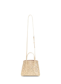 Sac mini Palm Fiori en cuir ajouré - Sable