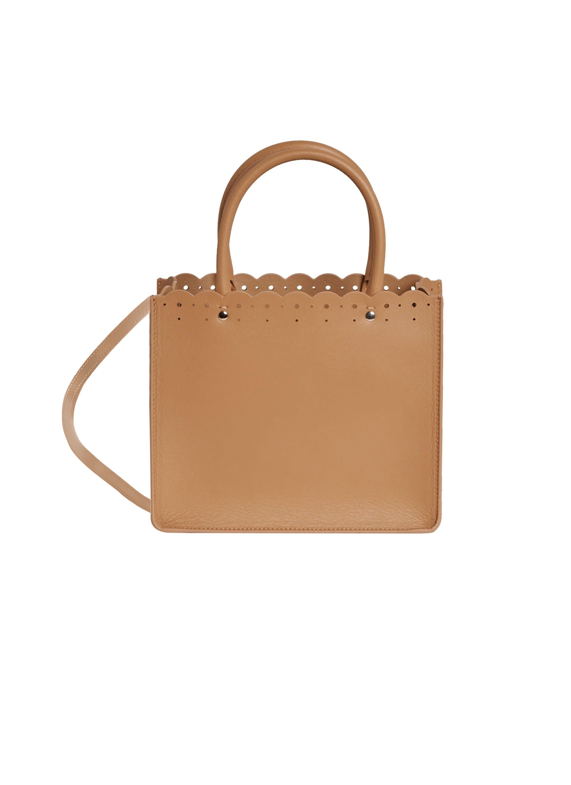 Sac cabas Garance 16 en cuir - Naturel