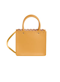 Sac cabas Garance 16 en cuir - Citrine