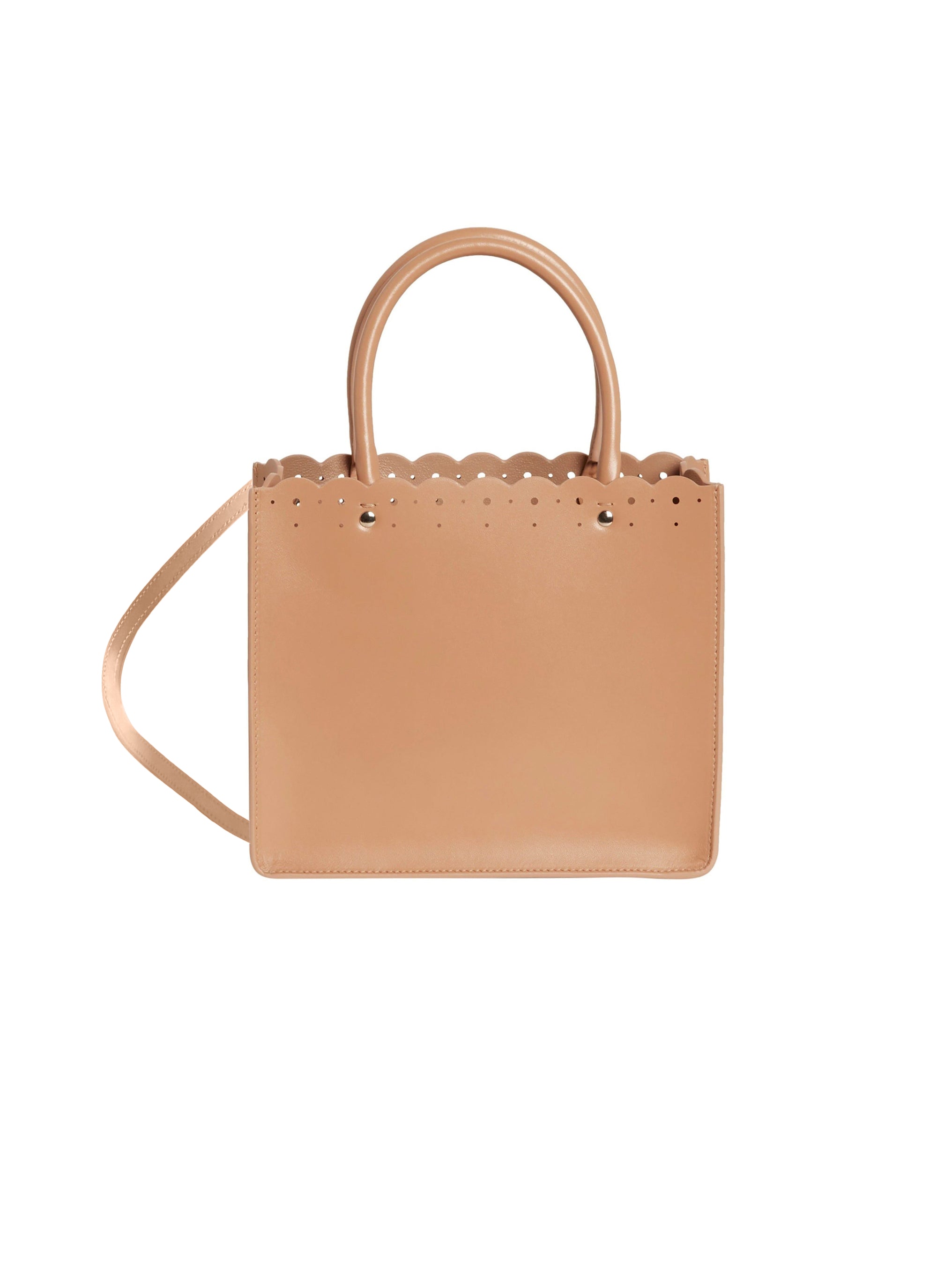 Garance 16 Leather Tote Bag - Natural