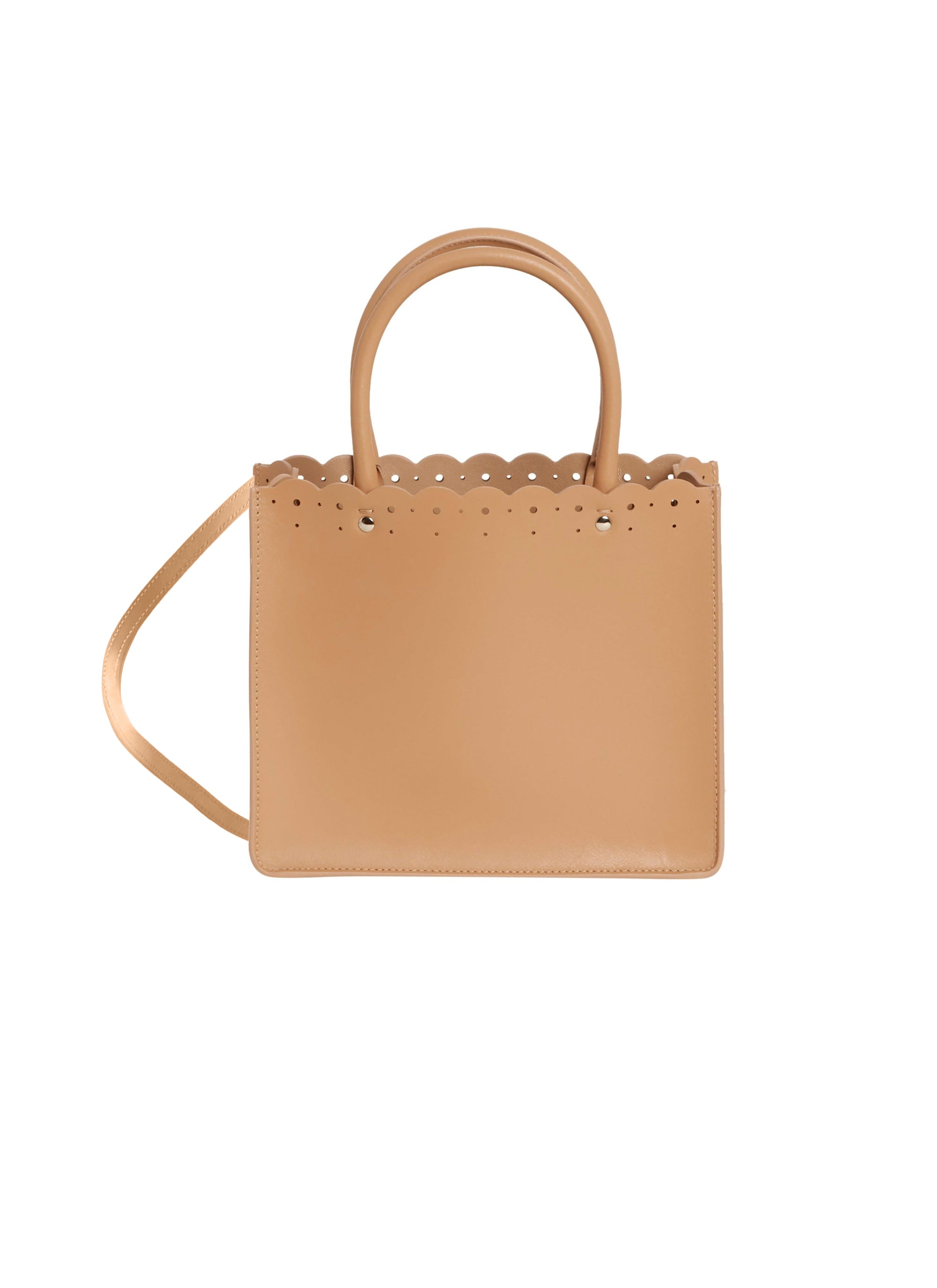 Sac cabas Garance 16 en cuir - Naturel