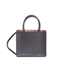 Sac cabas Garance 16 en cuir - Brume