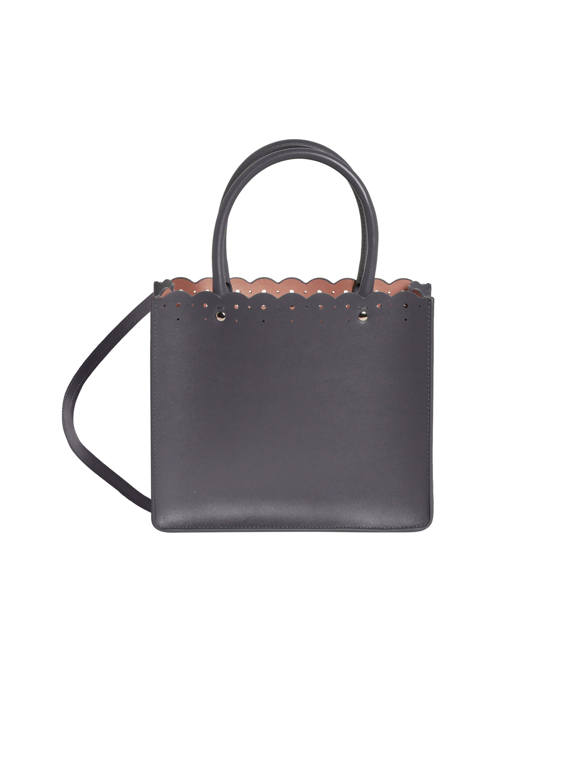 Sac cabas Garance 16 en cuir - Brume