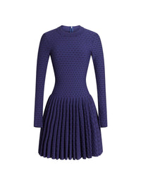 Robe Andalousie en laine - Indigo