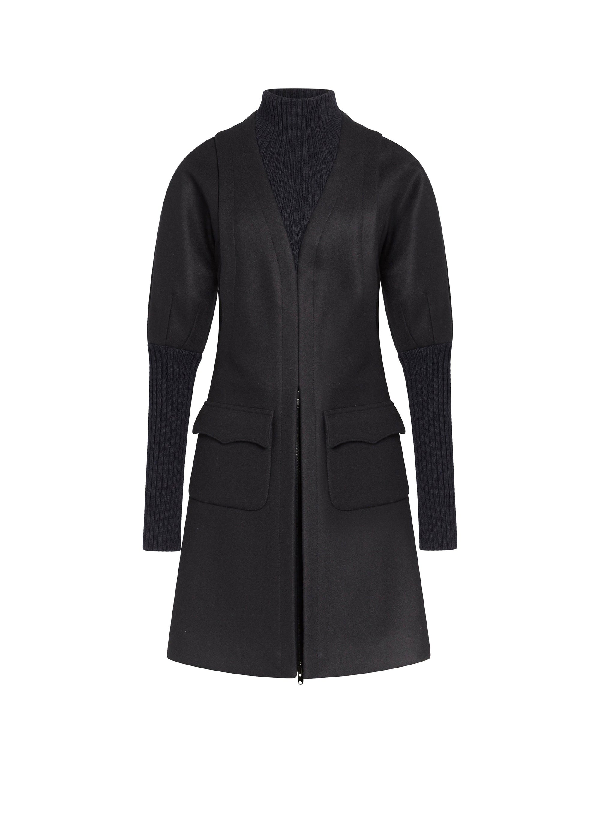 Robe zippée en cachemire - Nuit