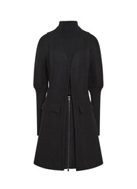 Robe en cachemire - Noir