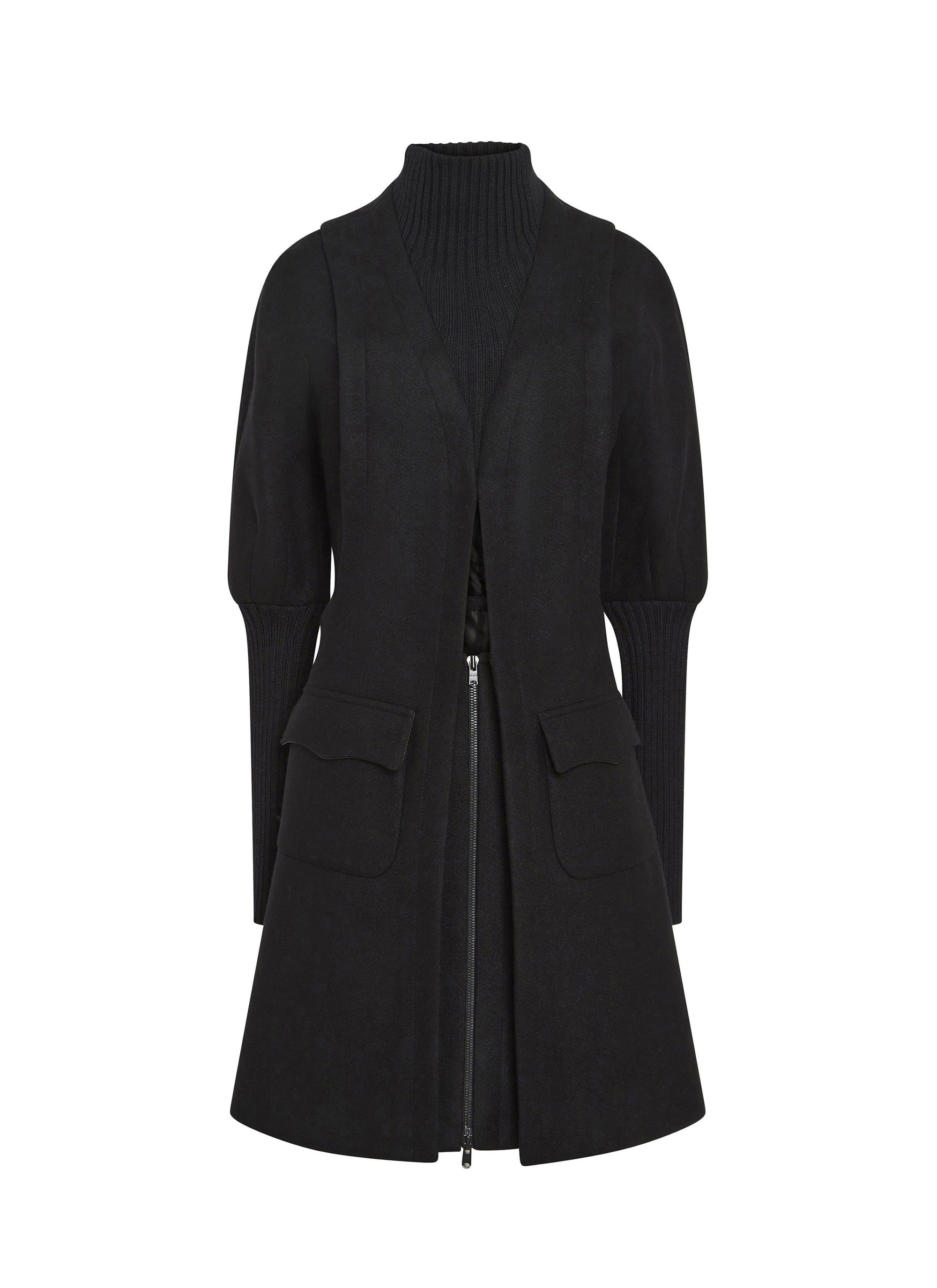 Robe en cachemire - Noir