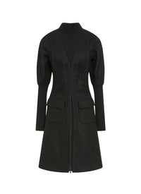 Robe en cachemire - Noir
