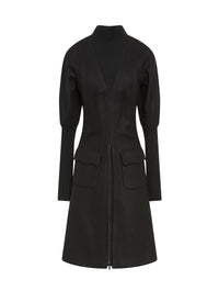 Robe en cachemire - Noir